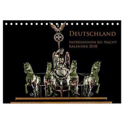 Deutschland Impressionen bei Nacht (Tischkalender 2027 DIN A5 quer), CALVENDO Monatskalender