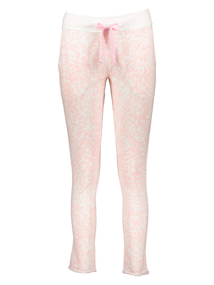Juvia Sweathose in Rosa/ Weiß - S