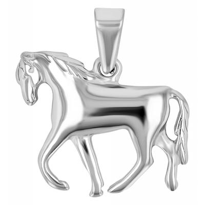 Kettenanhänger ADELIA´S "zeitloser Tiermotiv Anhänger aus Edelstahl", silber, Schmuckanhänger, Damen, Edelstahl, Kettenanhänger