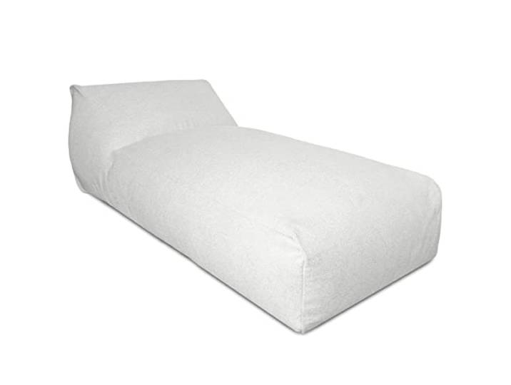 Deshome - Sitzsack für den Garten, Chaise Longue abnehmbar für den Außenbereich 180x90 cm - Bean Bag Chair, Outdoor-Sitzsack mit Polsterung Pouf Puff Design EIS