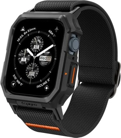 Spigen Lite Fit Pro Matte Black Apple Watch 45mm/44mm