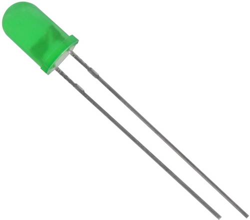 HuiYuan 5034G3D-ESA-A LED bedrahtet Grün Rund 5mm 2000 mcd 50° 20mA 3.1V