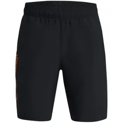 UNDER ARMOUR Woven Shorts Jungen 002 - black/atomic M (137-149 cm)