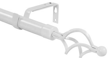 Urbanest 1-inch Diameter Birdcage Adjustable Single Drapery Curtain Rod