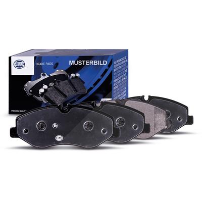 Hella Bremsbeläge vorne (Satz) [Hersteller-Nr. 8DB355010-711] für BMW