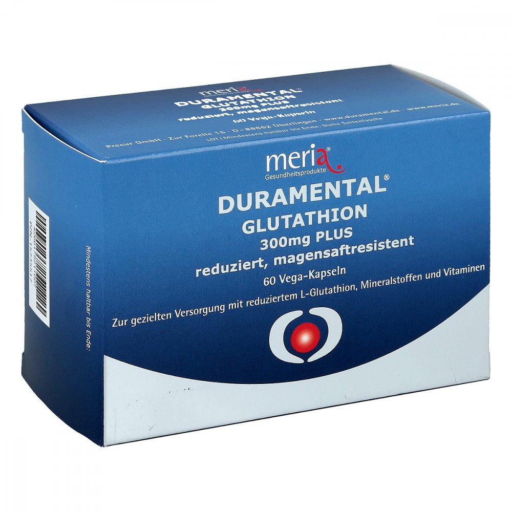 Precur GmbH Duramental Glutathion 300 mg Plus magensaftresistent Kapsel (n) 15735517