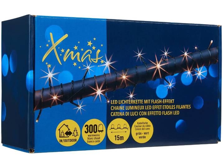 LED Lichterkette Flash-effekt 300d Ip55