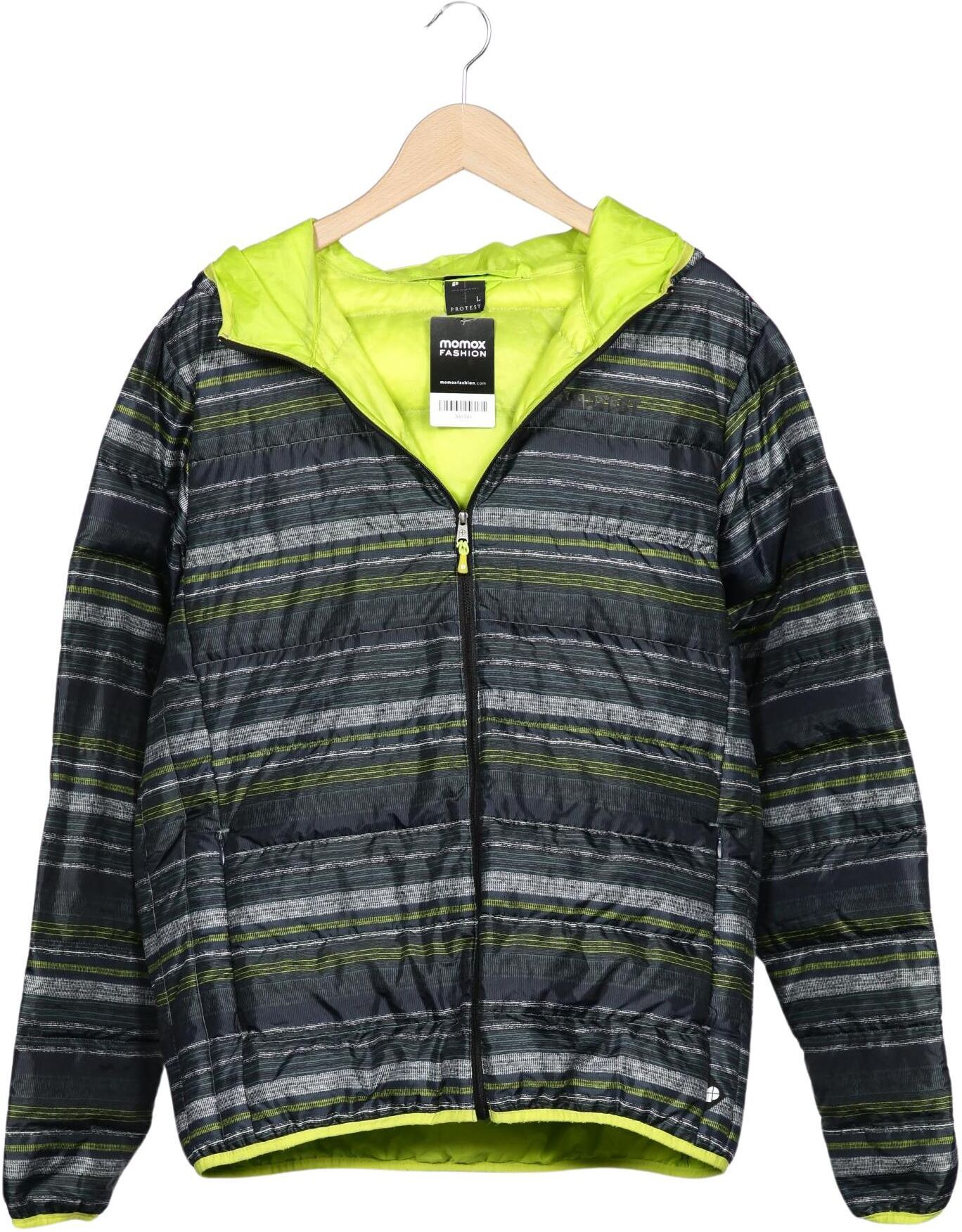 Protest Herren Jacke, Neon, Gr. L, Synthetik / Daunen - Second Hand