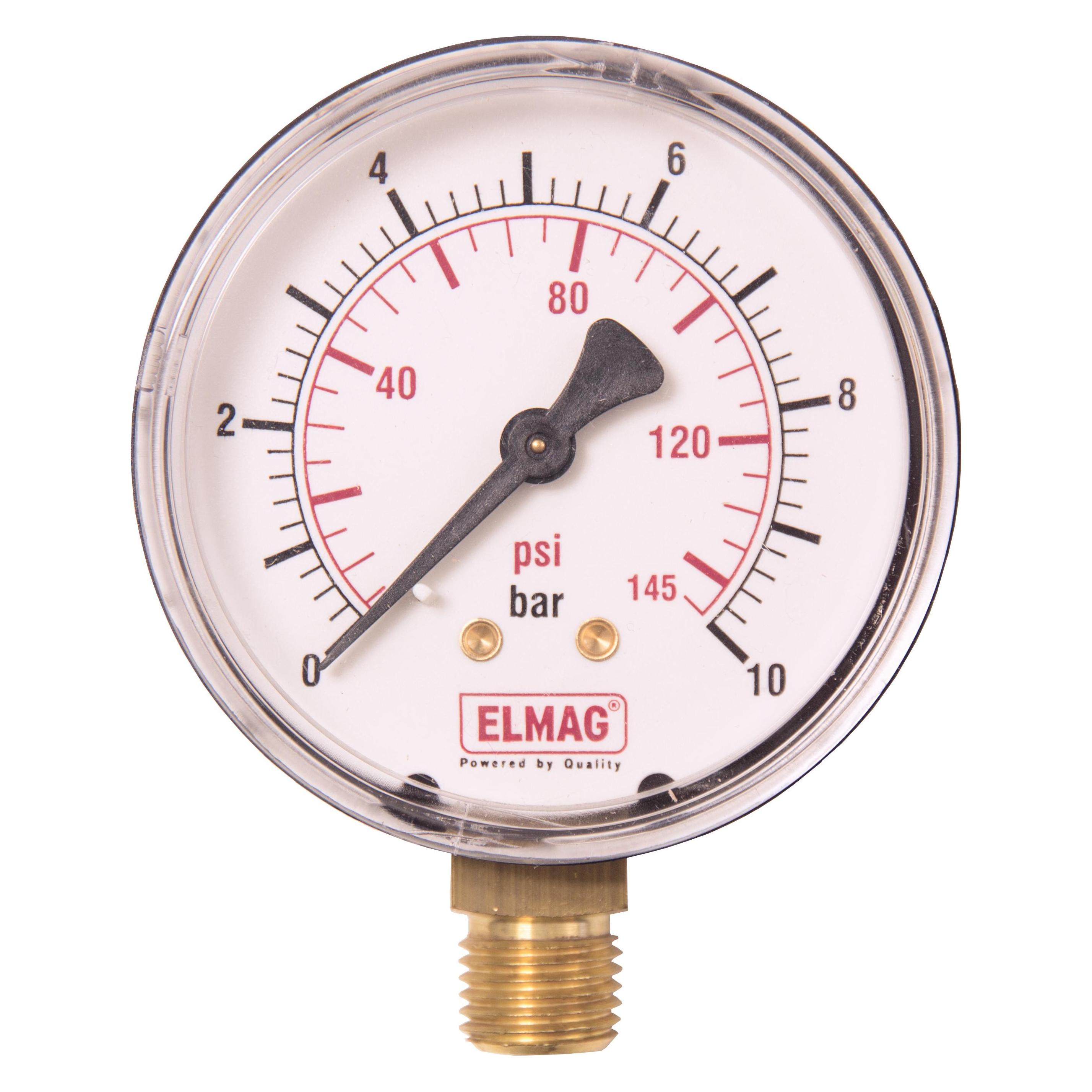 Elmag Druckmanometer 0-10 bar (42224)