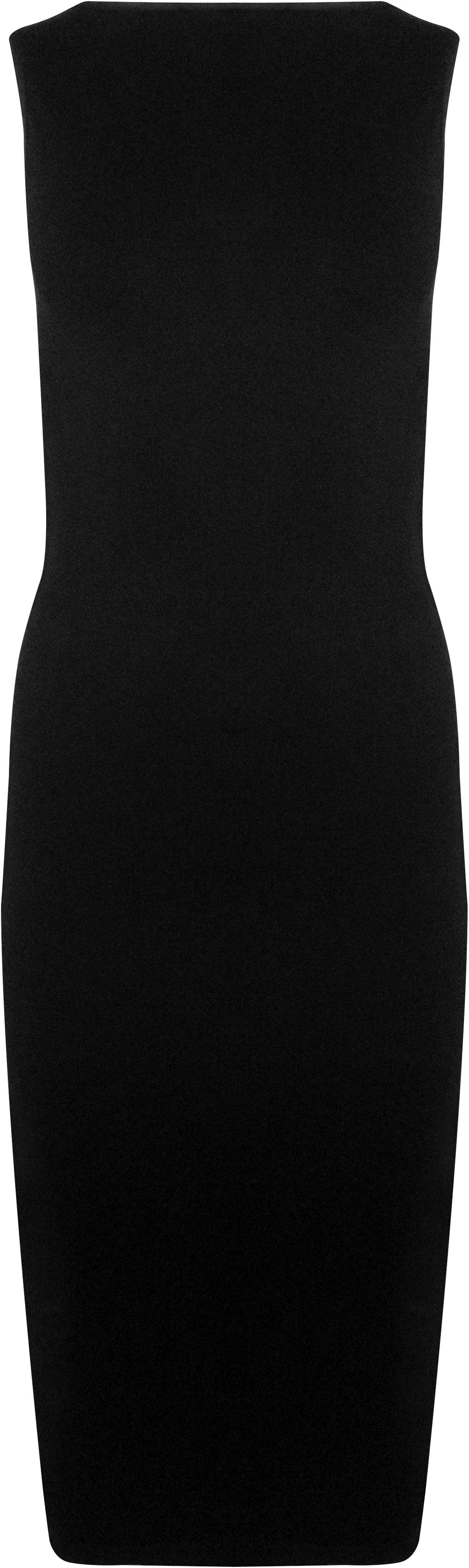 Unterkleid MAGIC BODYFASHION "Bodycon Dress", Damen, Gr. S, N-Gr, ohne Ärmel, Mikrofaser, schwarz, Mikrofaser, Obermaterial: 92% Polyamid, 8% Elasthan, figurbetont lang, Rundhals, Kleider Unterkleid, nahtlos, Midi-Länge