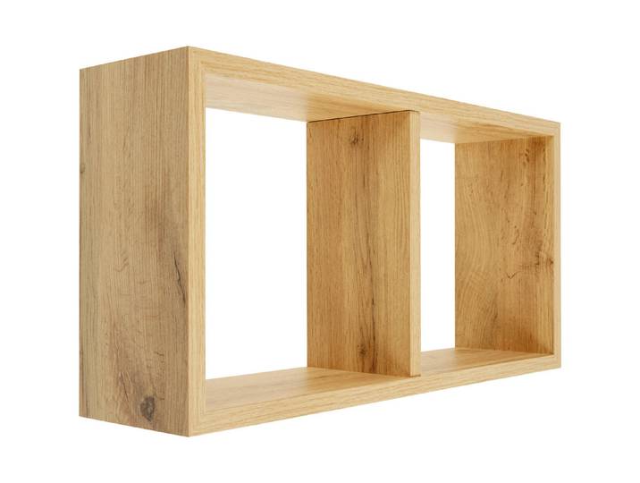 Dekoregal Cube Yasmine Eiche 30 × 59 × 15 cm