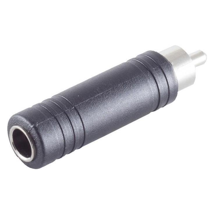 Shiverpeaks S/CONN maximum connectivity Adapter, Cinch-Stecker auf Klinkenkupplung Mono 6,3mm (Winkeladapter) (57005)