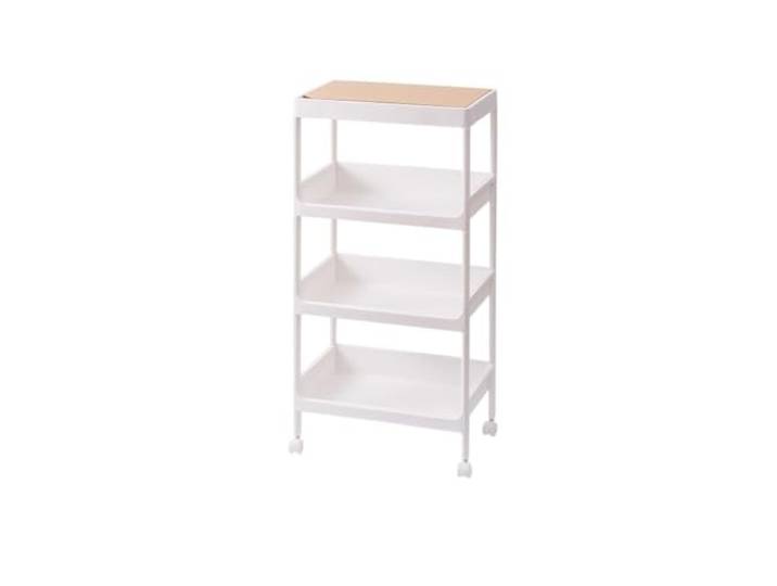 Mehrschichtiges mobiles Bodenlagerregal Multifunktionaler Trolley for Küche, Wohnzimmer und Nachttisch(4th Floor-A)