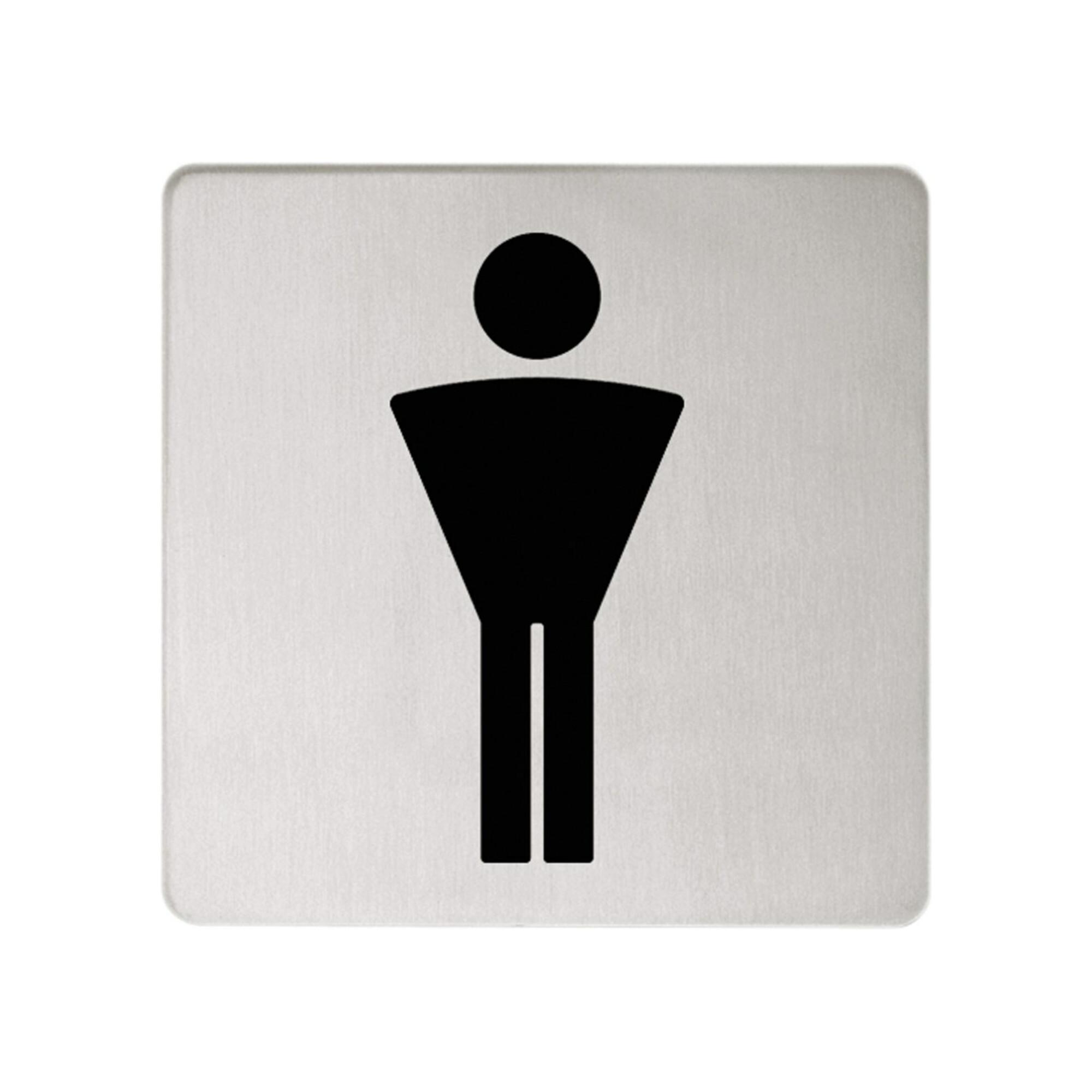 Keuco Türschild Plan Symbol Herren, verchromt (14967010000)