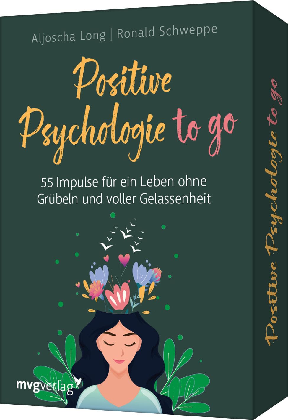 Schweppe, Ronald Pierre - Positive Psychologie to go: 55 Impulse für ein Leben ohne Grübeln und voller Gelassenheit Kartendeck gegen negatives Denken, Ängste, Stress und für mehr Lebensfreude, Optimismus - Preis vom 13.10.2026 11:25:28 h