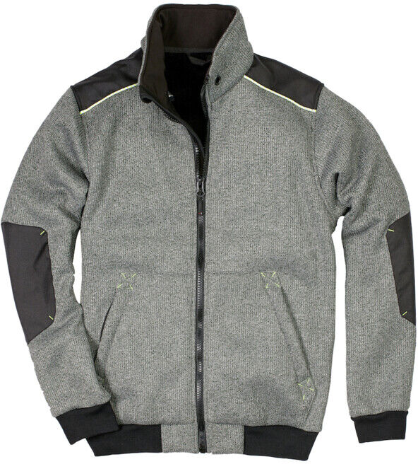 SCHEIBLER Blouson en maille Piering Taille XL, gris chiné