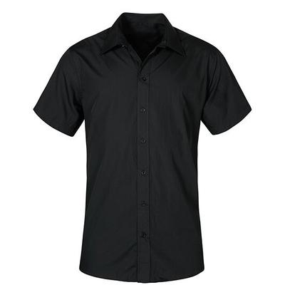 Men´s Poplin Shirt Short Sleeve | Promodoro Fashion GmbH | Black | S