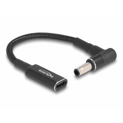 Delock USB-Ladekabel USB-C® Buchse, DC Stecker 5,5 mm 0.15 m Schwarz 60042