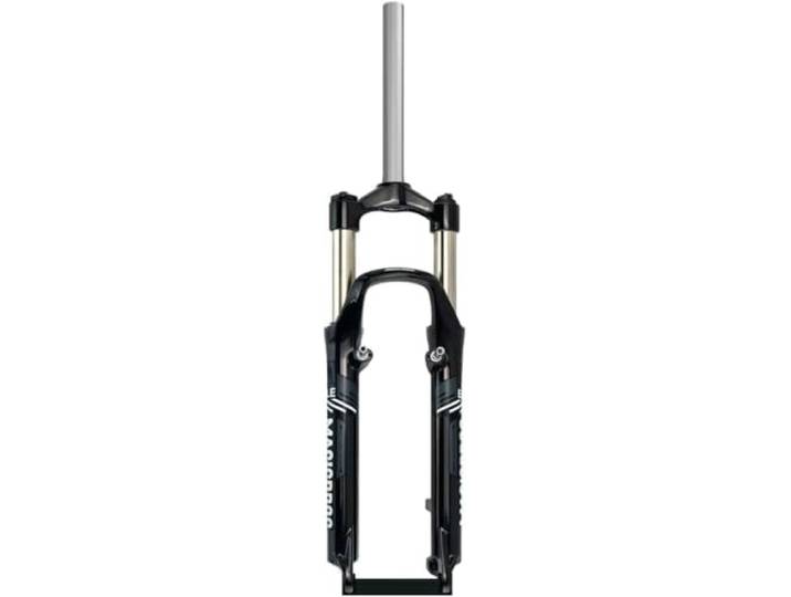 CUCKQUIC Mountainbike-Federgabel 26 Zoll MTB-Gabel 100 mm Federweg Scheibenbremse V-Bremse Federgabel 1 1/8 Zoll gerades Standrohr 28,6 mm Schnellspanner 9 mm manuelles Schloss A