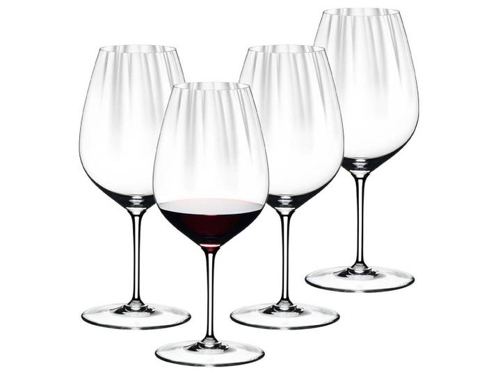 Riedel Cabernet / Merlotgläser Performance transparent 834 ml 4er Set, Transparent, Glas, Gläser, Weingläser