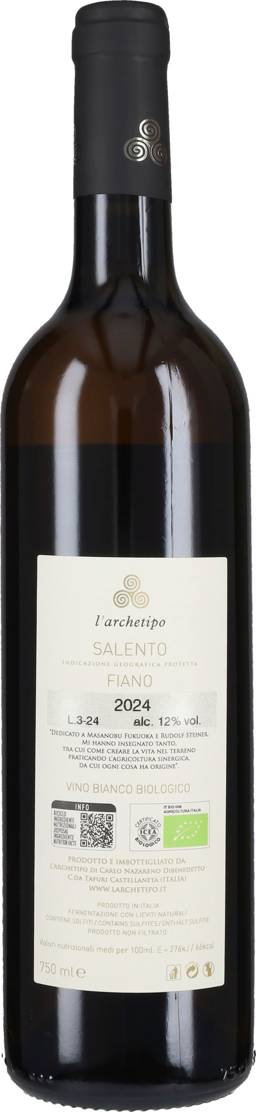 Fiano Minutolo L'Archetipo 2025