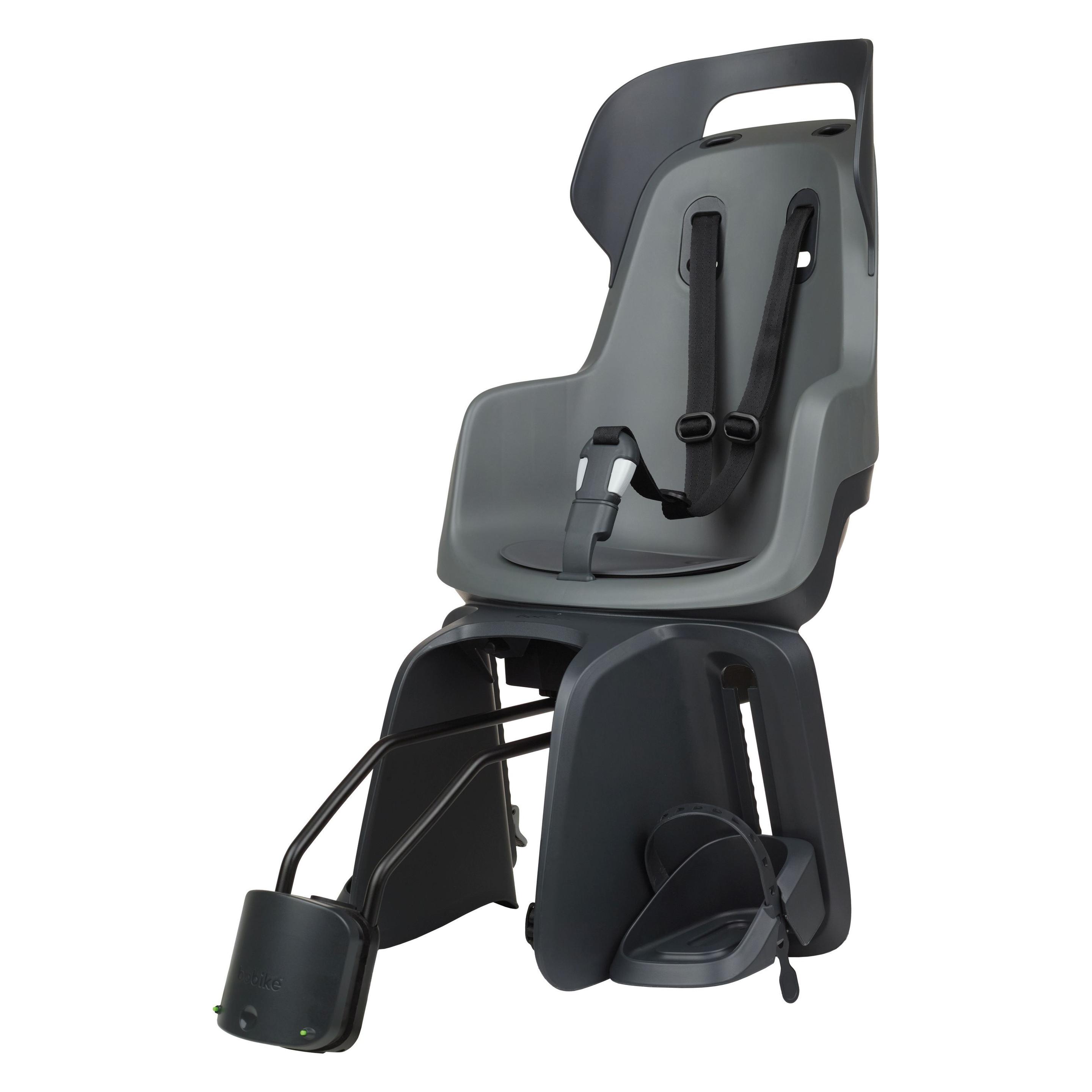 bobike Kindersitz GO Reclining Hecksitz Macaron Grey (Gepäckträger (hinten), Sattelrohr) (B0BYP46K4B)