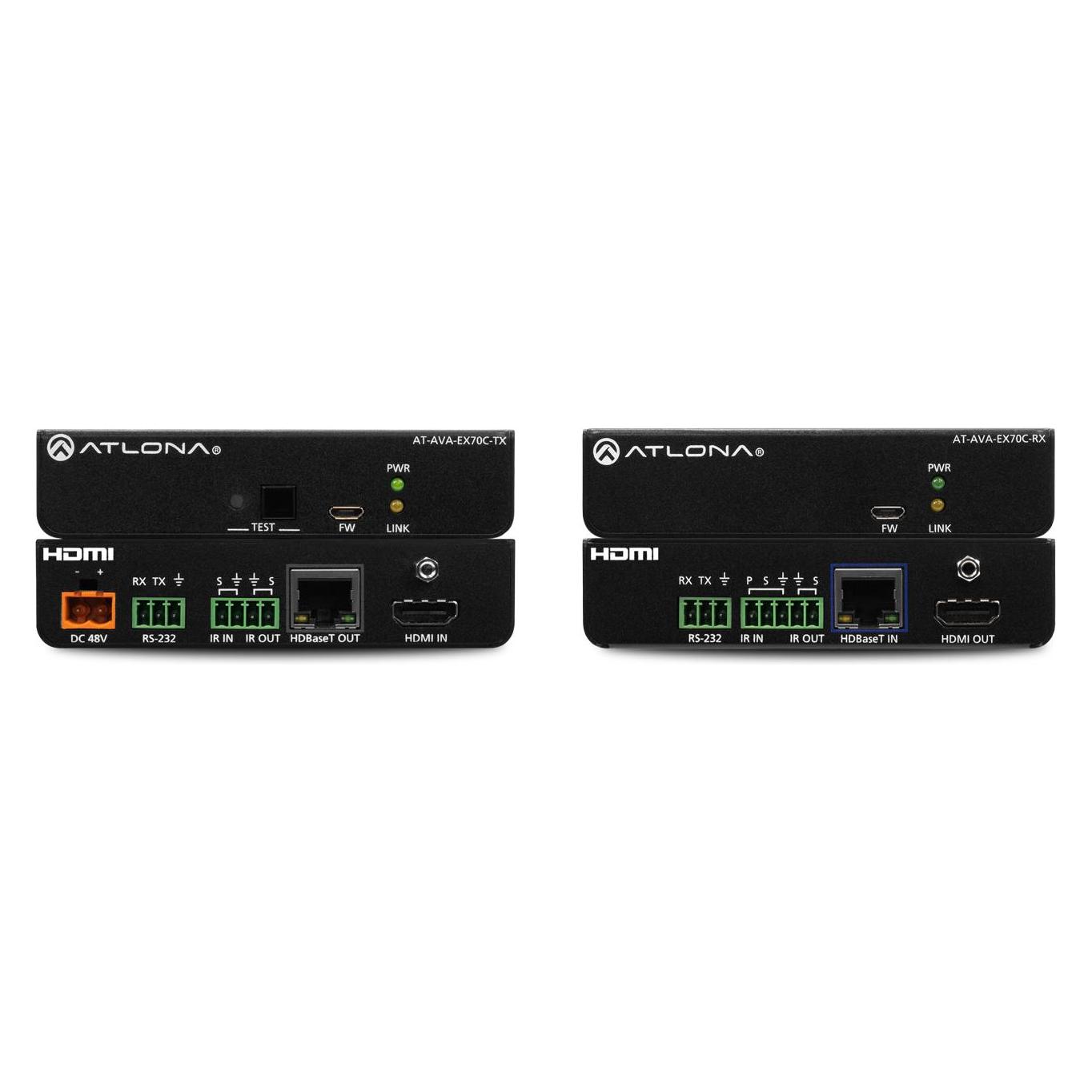 Atlona Avance 4K/UHD HDMI Extender Kit with Control and Remote Power (0.08 m) (AT-AVA-EX70C-KIT)