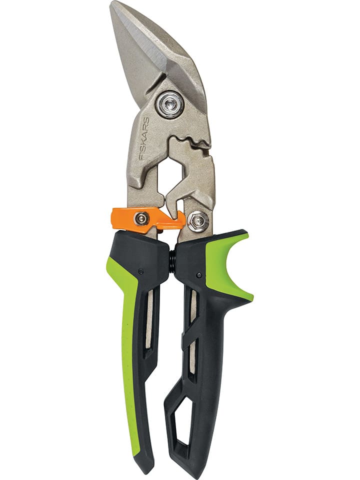 Fiskars Blechschere "PowerGea" in Schwarz/ Grün - onesize