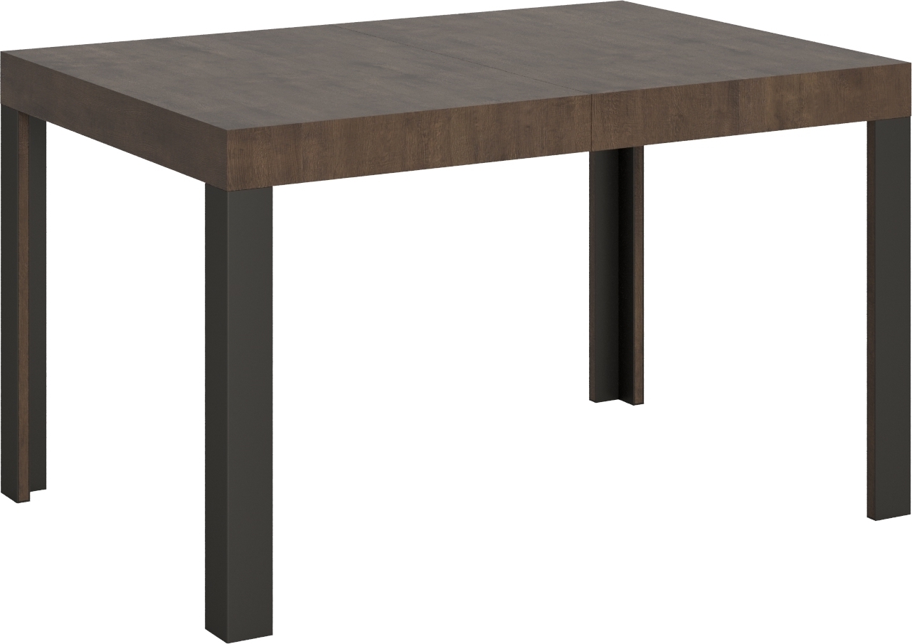 ITAMOBY - Ausziehtisch 120/224x90 cm Linea Nussbaum Tischbeine Anthrazit