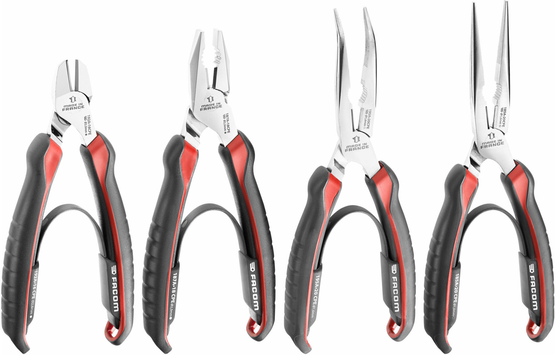 Facom STD 4 PIECE PLIERS SET (CPE.A2)