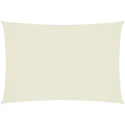 vidaXL Sonnensegel Oxford-Gewebe Rechteckig 3x5 m Creme