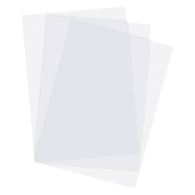 RECOsystems Deckblätter, DIN A4, transparent, klar, glänzend, Stärke 0,20 mm, 100 Stück (R2001002)