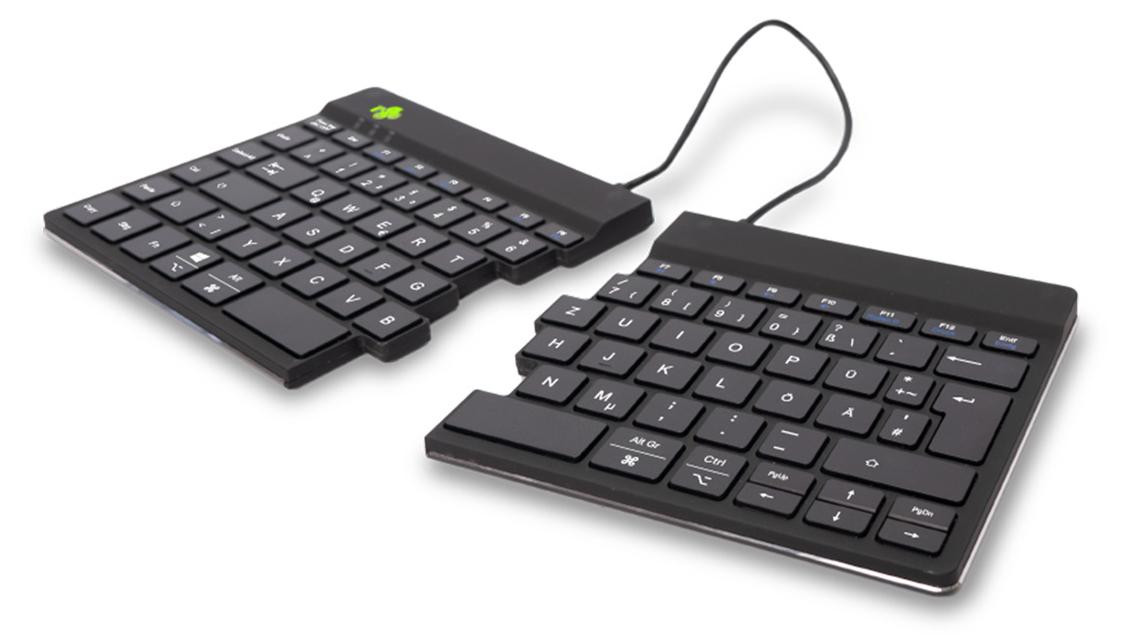 R-Go Tools R-Go Split Mini Draadloos Bluetooth QWERTZ Zwart