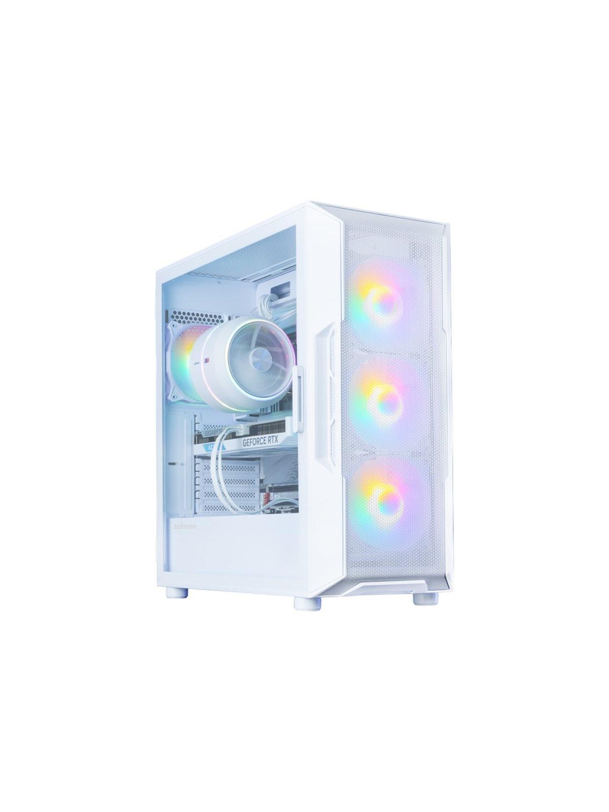 Zalman i3 NEO V2 - mid tower - ATX - Gehäuse - Tower - Weiß