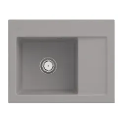 331201KD Subway 45 Compact Fossil Keramikspüle Handbetätigung Einbauspüle 45 cm Unterschrank