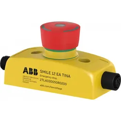 ABB Smile 12 EA Tina Not-Halt-Taster 1 x 5-polig M12 Stift- und Buchsenstecker mit dynamischem Funktionsprinzip, LED-Anzeige im Taster