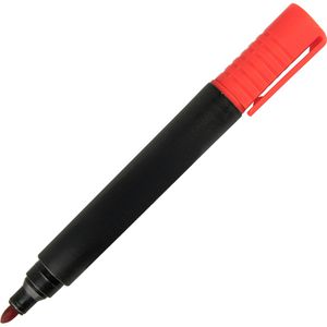 Böttcher-AG Permanentmarker Premium, mit Rundspitze, Strichbreite 1 - 5 mm, wasserfest und schnelltrocknend, rot