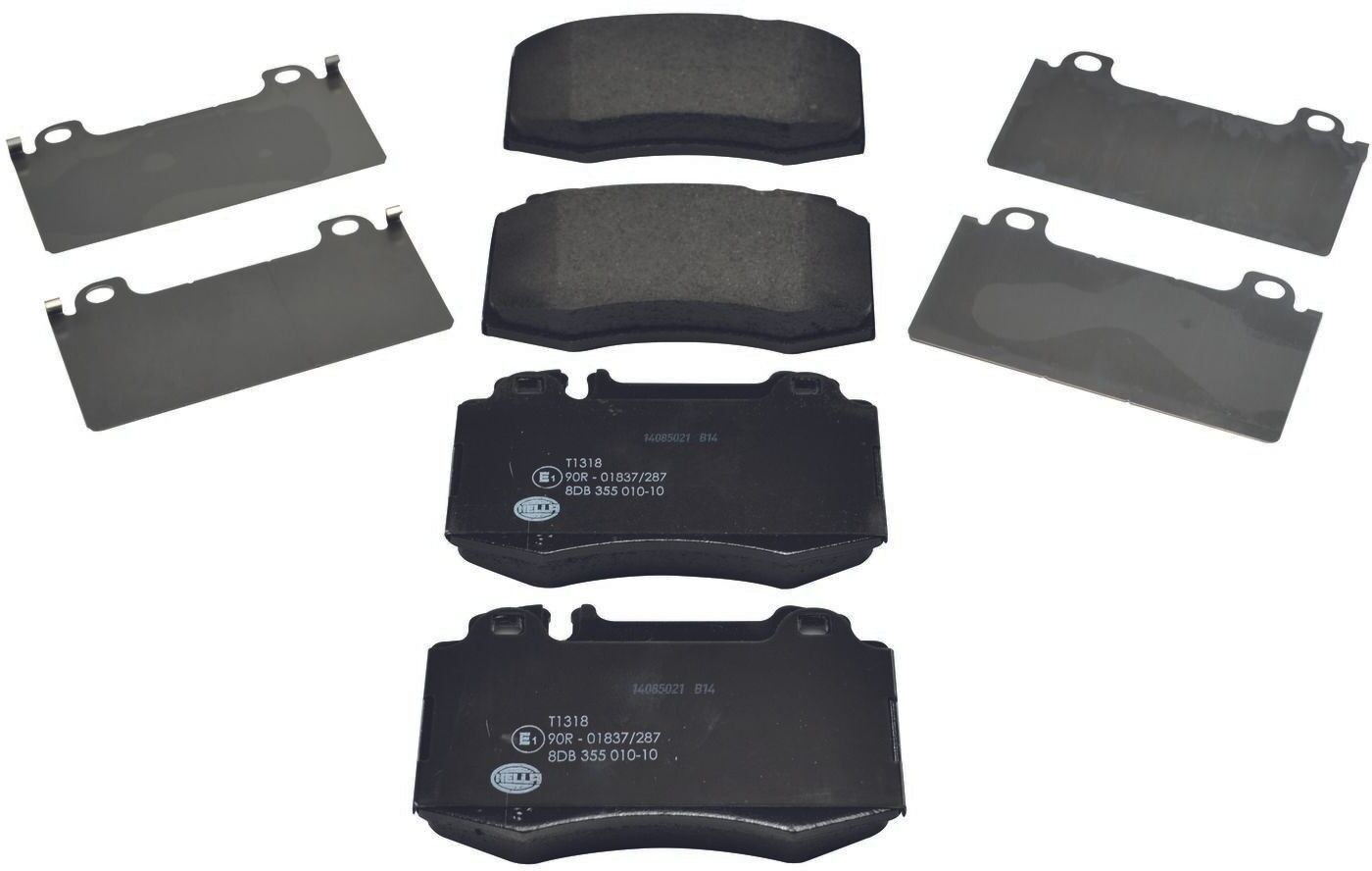 HELLA 8DB 355 010-101 Brake pad set