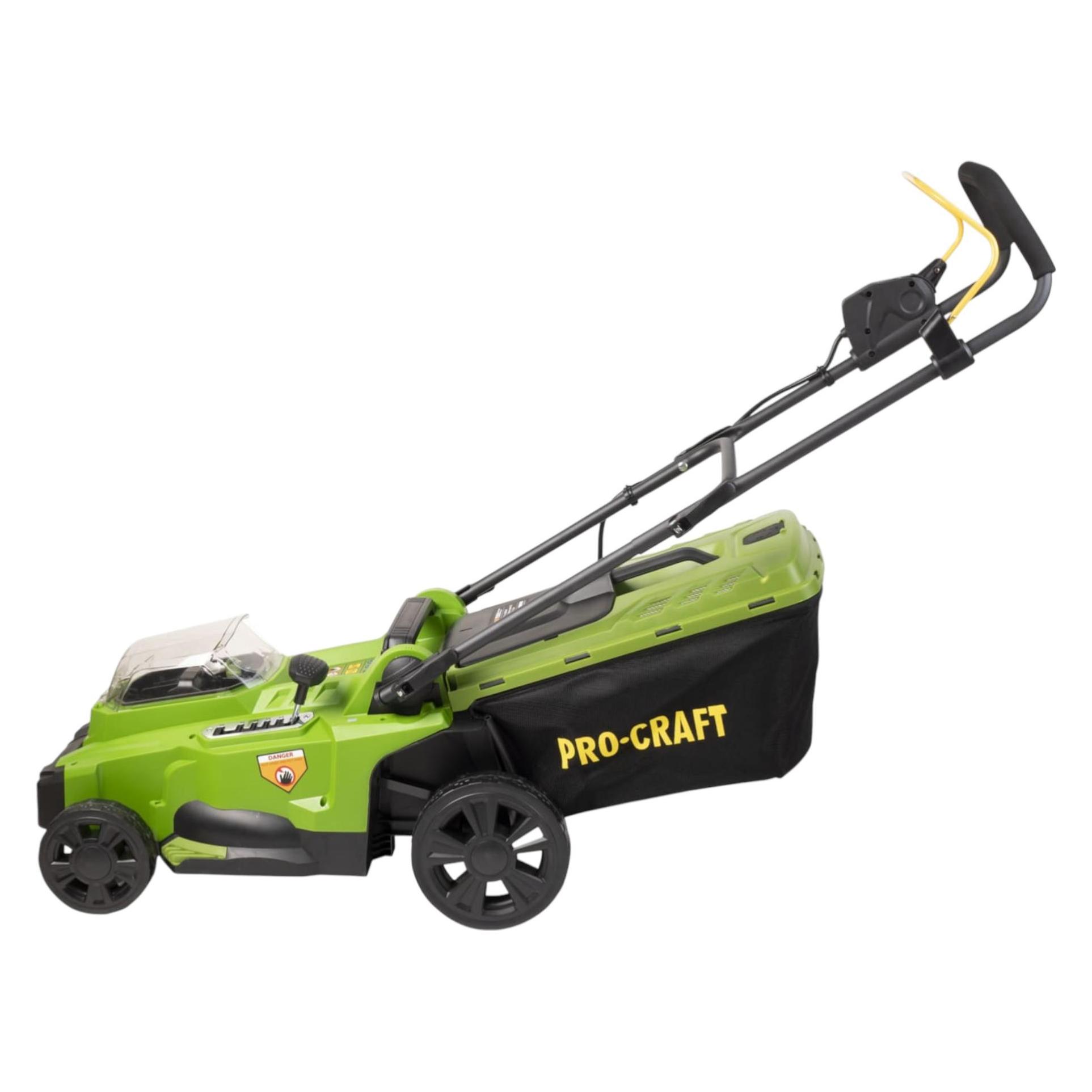 Procraft PLM20bb Akku Rasenmäher 40 V ( 2x 20 V ) 370 mm Brushless + 2x Akku 4,0 Ah + Ladegerät (Akkubetrieb) (PLM20bb)