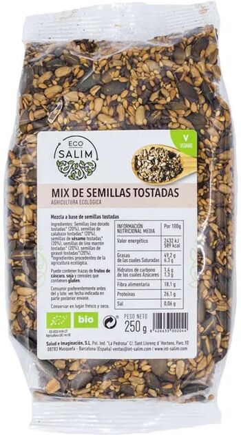 Eco-Salim MIX SEMENTES TORRADAS BIO 250g