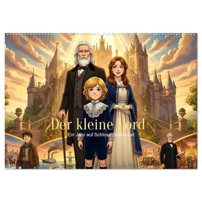 Der kleine Lord – Ein Jahr auf Schloss Dorincourt (Wandkalender 2027 DIN A2 quer), CALVENDO Monatskalender