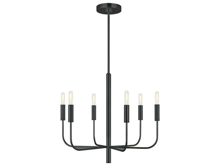 Elstead Lighting Kronleuchter Generation Lighting (Feiss), Schwarz, Metall, 61 cm, höhenverstellbar, Lampen & Leuchten, Innenbeleuchtung, Hängeleuchten, Kronleuchter