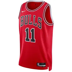 Nike, Herren, Sportshirt, Chicago Bulls Icon Edition 2022/23 Dri-FIT NBA Swingman Jersey (M), Rot