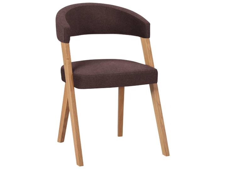 Venda Stuhl, Dunkelbraun, Wildeiche, Holz, Textil, Wildeiche,Wildeiche, massiv,massiv, Uni, eckig, 56x81x66 cm, Lederauswahl, Stoffauswahl, Esszimmer, Stuhl, Esszimmerstühle