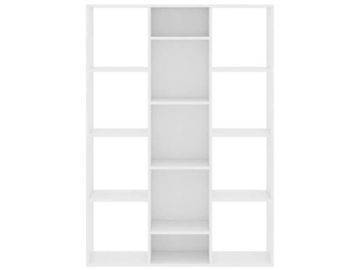 Séparateur de pièce/Bibliothèque - DILWE - Blanc - 100x24x140 cm - 13 compartiments - Meuble de salon