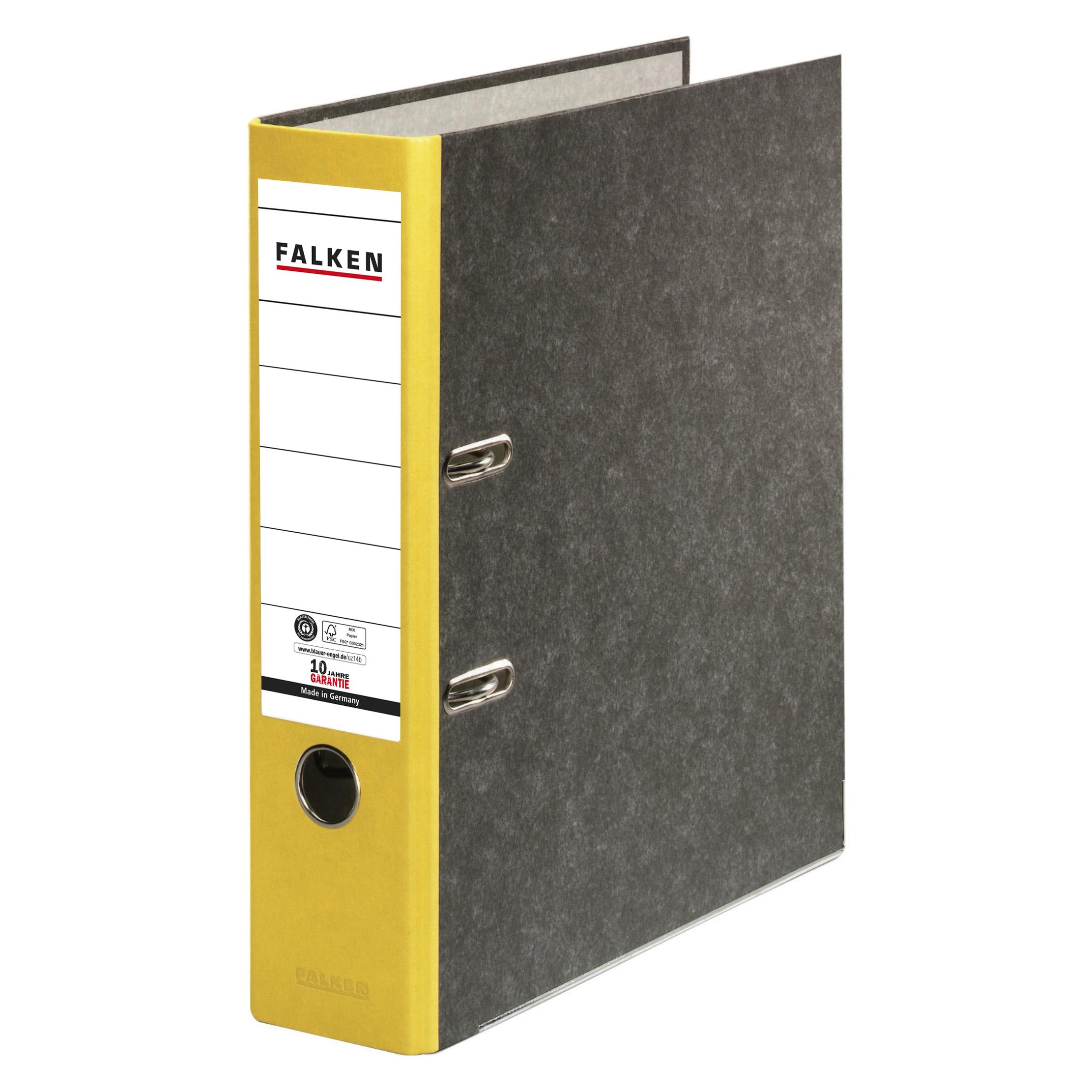 Falken Ordner Rückenbreite: 80 mm Verwendung für Papierformat: DIN A4 (A4, 80 mm, 1 Stk.) (80024813)
