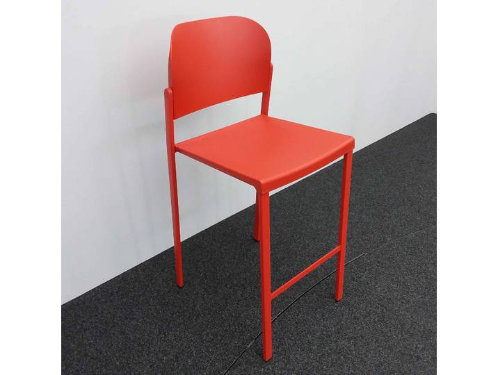 Hochstühle IBEBI Bio, Rot ohne Armlehnen, Neu, Tresenhocker - Praktisch & Komfortabel