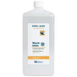 Dreiturm DREIMED® Care+Protect Waschlotion ohne Parfüm 1 L Euroflasche