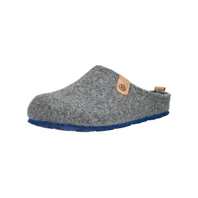 Hausschuh ROHDE "Rohde Hausschuhe Filz", Herren, Gr. 45, grau (quartz), Filz, Schuhe Hausschuh