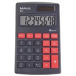MAUL Taschenrechner M8 schwarz